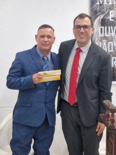 CELEBRAMOS o aniversário do Dirigente Mizael Marcos Maria ao lado da esposa Mirian.

AD BELÉM PINDA SANTA CRUZ 
12/05/2026

PROVÉRBIOS 21.21
Saúde e Paz 
Parabéns!!!

Agradecemos também ao Pastor Állen Valadares Vaz por nos representar neste ato.

Também se fez presente o Pastor Carlos Daniel, Assessor Legislativo do Vereador Marco Mayor.

Pastor Euclides Vaz Junior e irmã Licinha