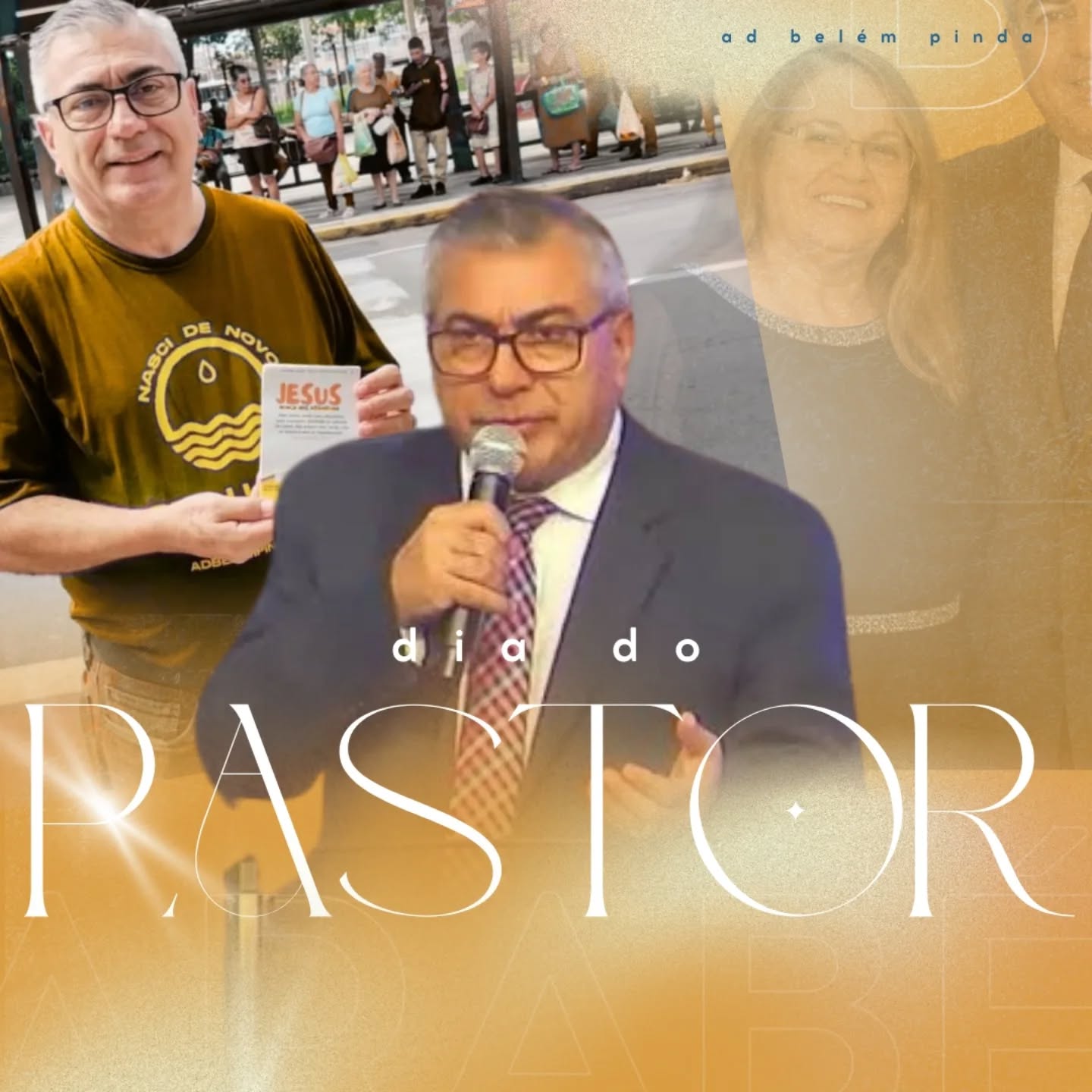 Dia do Pastor: Uma vida dedicada ao Reino! 📖🙏

​Hoje é o dia de homenagearmos aquele que, com amor, paciência e sabedoria, tem nos guiado nos caminhos do Senhor. Queremos expressar nossa profunda gratidão ao nosso querido Pastor Euclides!

​Ser pastor é doar a própria vida pelo cuidado do próximo, é chorar com os que choram e se alegrar com os que se alegram. Pastor Euclides, obrigado por sua fidelidade à Palavra, por suas orações incessantes e por ser esse reflexo do amor de Cristo para toda a nossa comunidade.

​"Como são belos nos montes os pés daqueles que anunciam boas novas..." — Isaías 52:7

​Nossa oração é para que o Senhor renove as suas forças diariamente, guarde a sua saúde e a sua família, e continue prosperando ricamente o seu ministério.

​Deixe aqui nos comentários o seu abraço e a sua mensagem de gratidão ao Pastor Euclides! 👇✨

​#DiaDoPastor #Gratidão #PastorEuclides #Ministério Pastoral #FamíliaDaFé